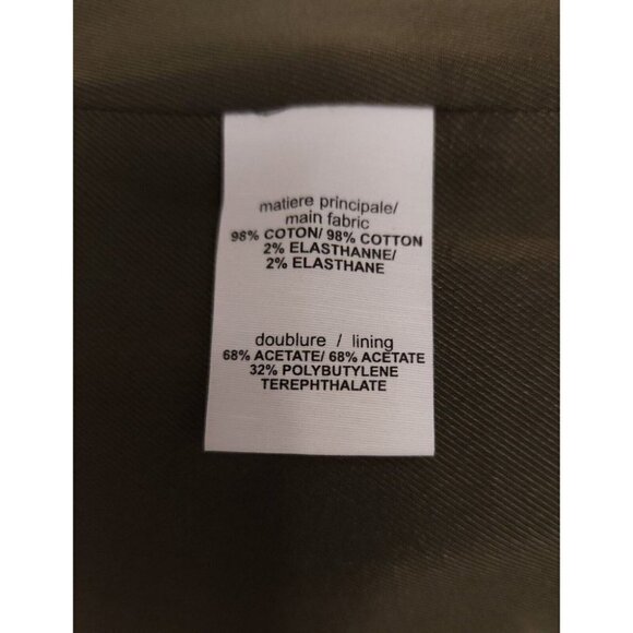 Vanessa Bruno Velvet Mid-length Skirt Mousse Brown NWT Size FR34 US2 UK4 XS - Picture 9 of 9